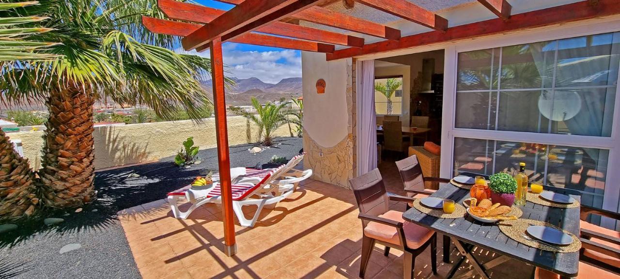 Ferienhaus Casa Oasis - La Pared - Garten - Meerblick Exterior photo
