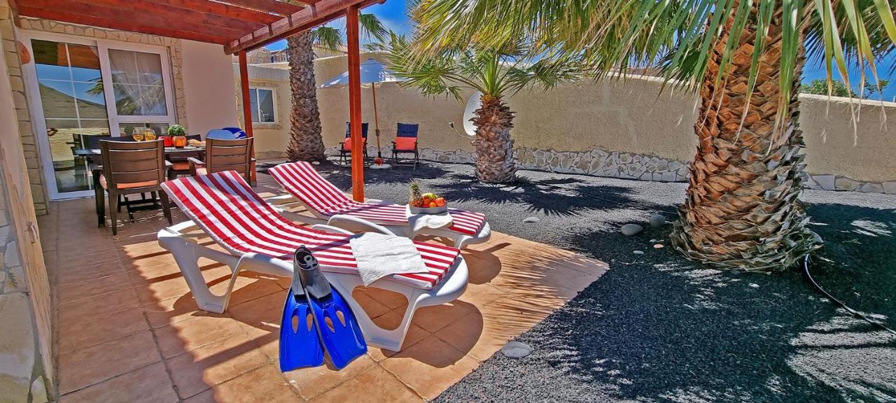 Ferienhaus Casa Oasis - La Pared - Garten - Meerblick Exterior photo